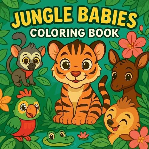 Cover image for Jungle Babies - Coloring Book