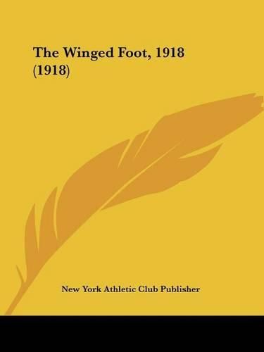 Cover image for The Winged Foot, 1918 (1918)