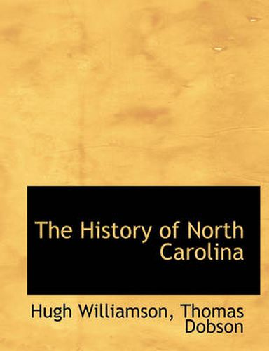 Cover image for The History of North Carolina