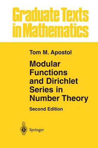 Cover image for Modular Functions and Dirichlet Series in Number Theory