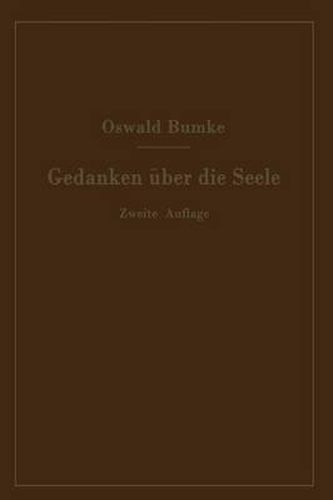 Gedanken UEber Die Seele