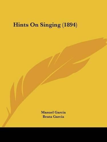 Hints on Singing (1894)