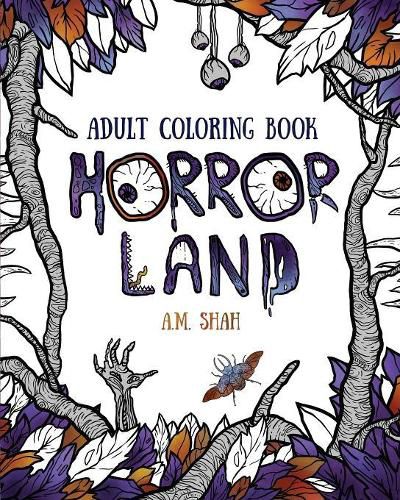 Cover image for Adult Coloring Book: Horror Land