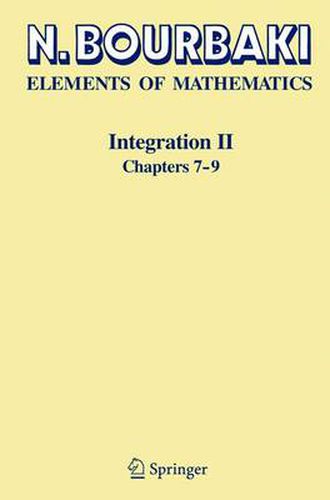 Cover image for Integration II: Chapters 7-9