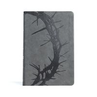 Cover image for CSB Giant Print Reference Bible, Charcoal LeatherTouch