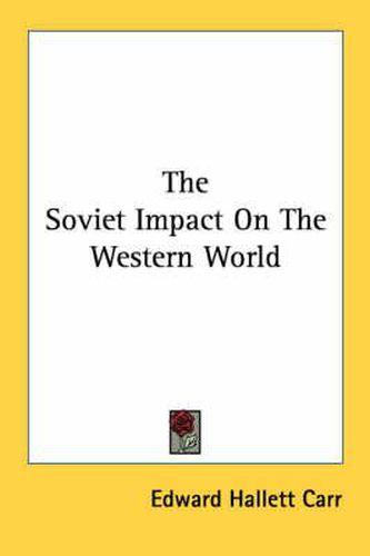 Cover image for The Soviet Impact on the Western World