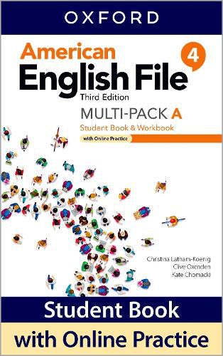 American English File: Level 4: Student Book/Workbook Multi-Pack A with Online Practice