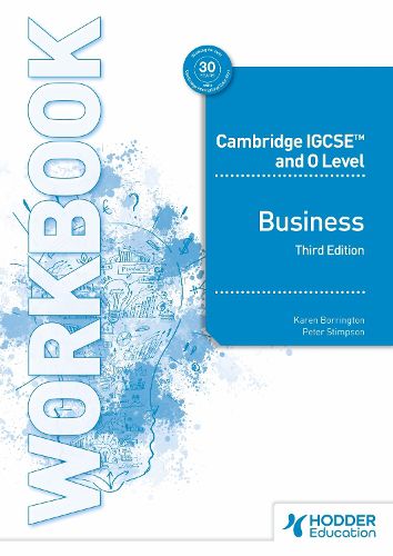 Cover image for Cambridge IGCSE and O Level Business Workbook Third Edition