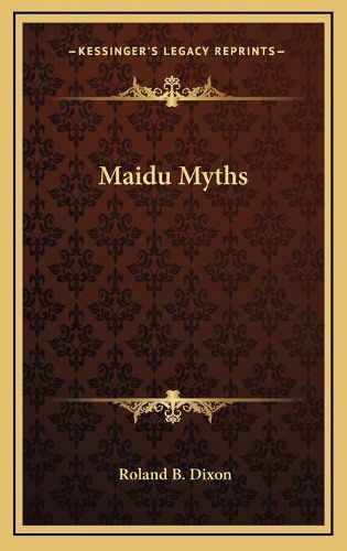 Cover image for Maidu Myths