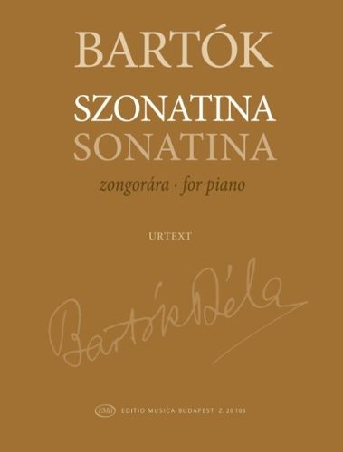 Cover image for Sonatina (1915( for Solo Piano from Bartok Complete Critical Edition, Volume 38