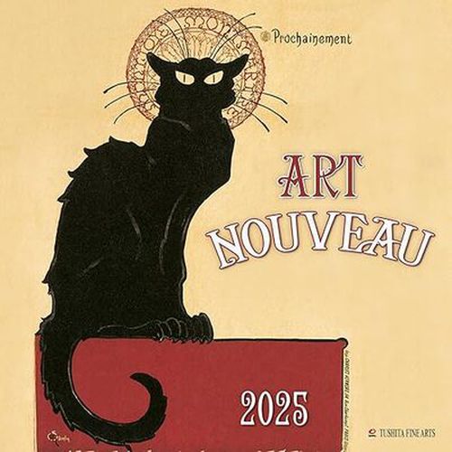 Art Nouveau 2025 Calendar 30x30