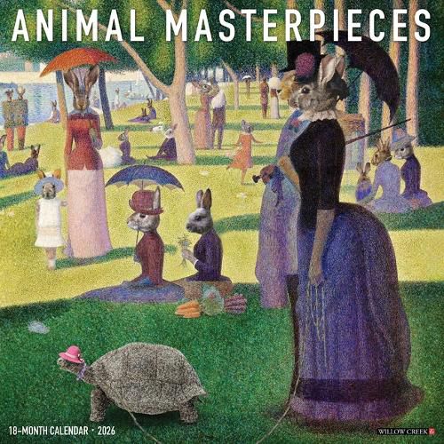 Cover image for Animal Masterpieces 2026 Wall Calendar