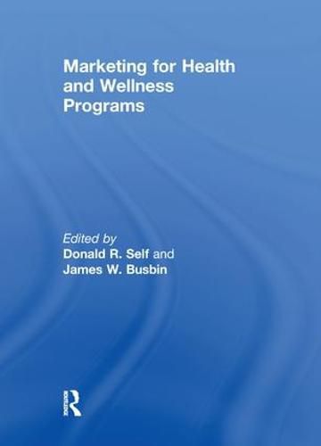Cover image for Marketing for Health and Wellness Programs