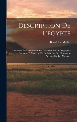 Cover image for Description De L'egypte