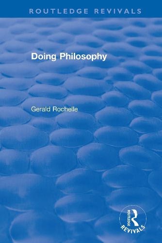 Cover image for Doing Philosophy