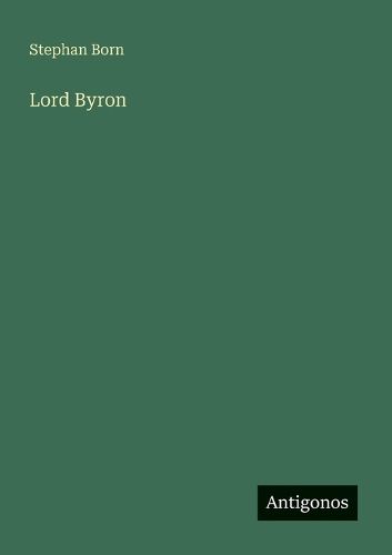 Cover image for Lord Byron