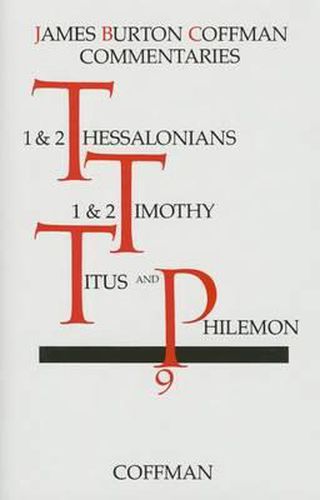 Cover image for Commentary on Thessalonians - Philemon