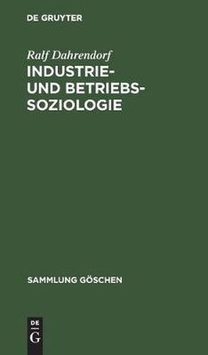 Cover image for Industrie- und Betriebssoziologie