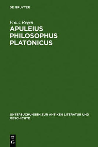 Cover image for Apuleius philosophus Platonicus