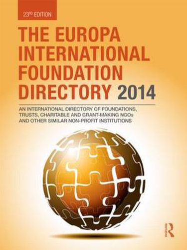 Cover image for The Europa International Foundation Directory 2014