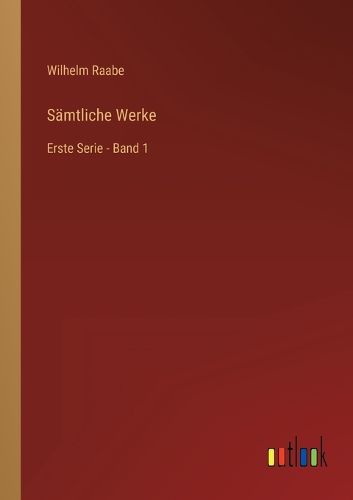 Cover image for Saemtliche Werke