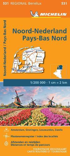 Cover image for Netherlands North - Michelin Regional Map 531