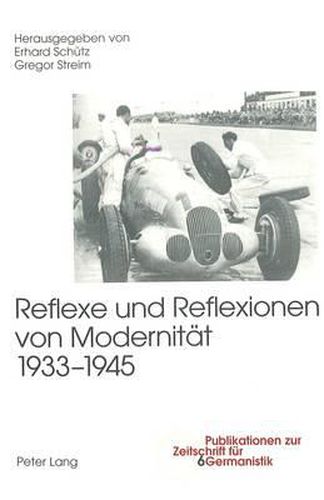 Cover image for Reflexe Und Reflexionen Von Modernitaet 1933-1945