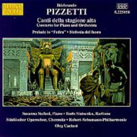 Cover image for Pizzetti Piano Concerto