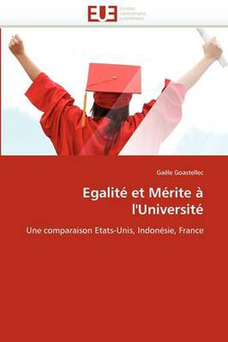 Cover image for Egalit Et M Rite L'Universit