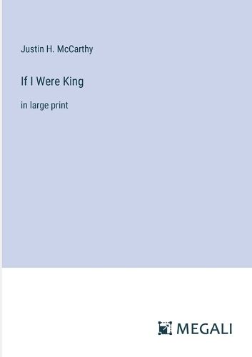 Cover image for If I Were King