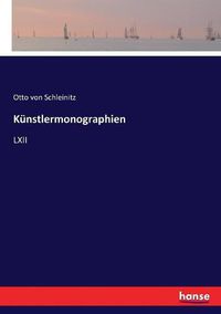 Cover image for Kunstlermonographien: LXII