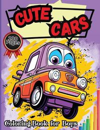 Cover image for Cute Cars Coloring Book for Boys