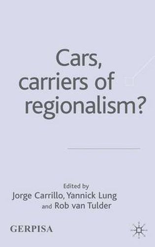 Cover image for Cars, Carriers of Regionalism?