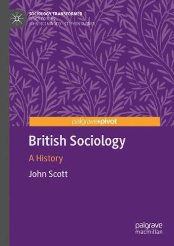 Cover image for British Sociology: A History