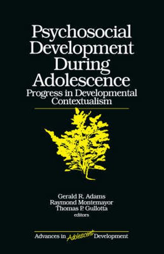 Psychosocial Development During Adolescence: Progress in Developmental Contexualism