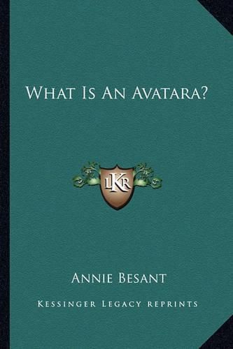 Cover image for What Is an Avatara?