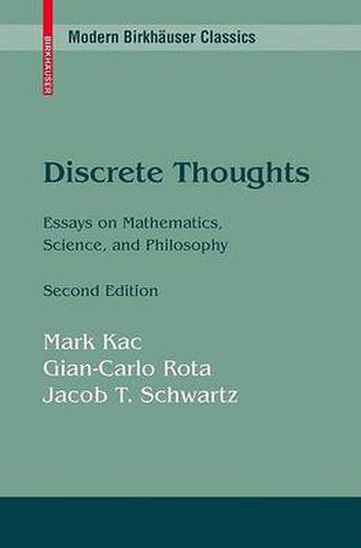 Discrete Thoughts: Essays on Mathematics, Science and Philosophy