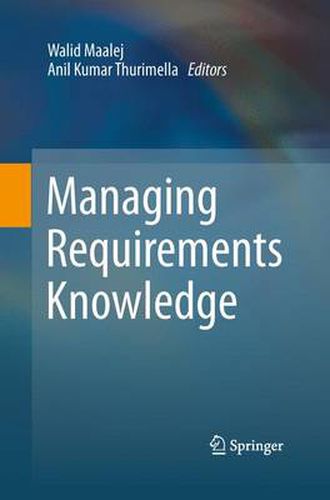 Cover image for Managing Requirements Knowledge