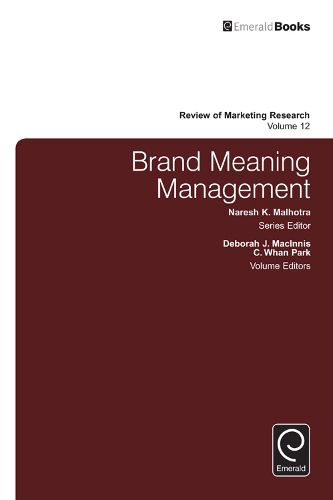 Cover image for Brand Meaning Management