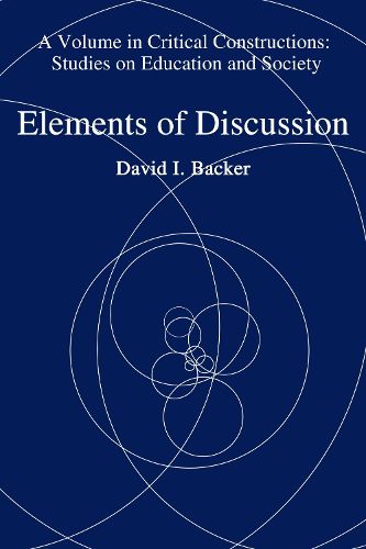 Cover image for Elements of Discussion