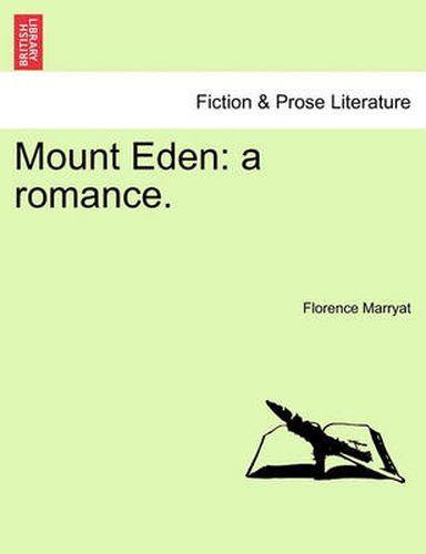 Cover image for Mount Eden: A Romance.