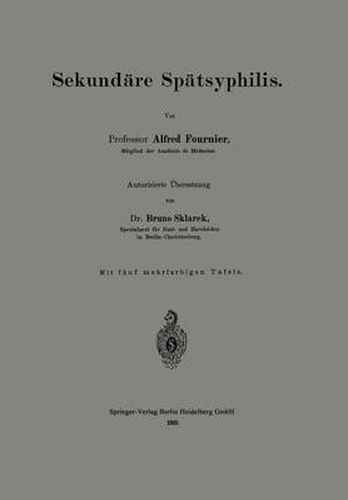 Sekundare Spatsyphilis