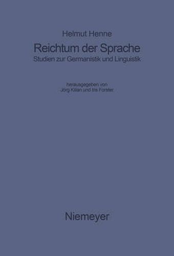 Cover image for Reichtum der Sprache