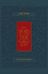 Cover image for The Koren Sacks Siddur: A Hebrew/English Prayerbook for Shabbat & Holidays with Translation & Commentary by Rabbi Sir Jonathan Sacks