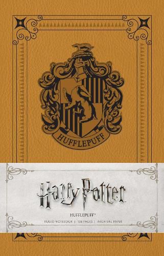 Cover image for Harry Potter: Hufflepuff Ruled Notebook