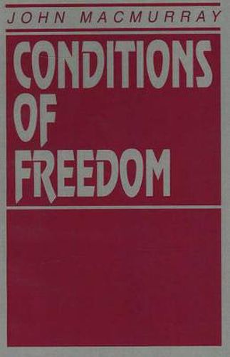 Cover image for Conditions of Freedom