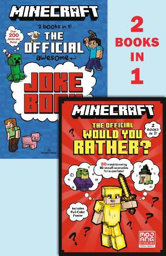 Cover image for Minecraft 2-in-1: The Official Would You Rather/The Official Joke Book (Minecraft)