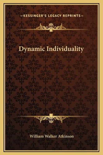 Cover image for Dynamic Individuality