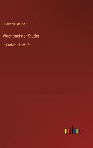 Cover image for Wachtmeister Studer