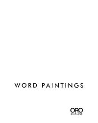 Cover image for Word Paintings: Elliott + Associates Architects